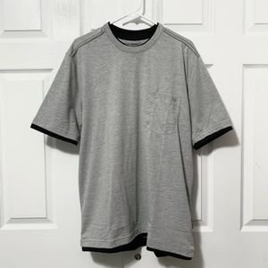 Wolverine - Navy Miter Layered Pocket T-Shirt